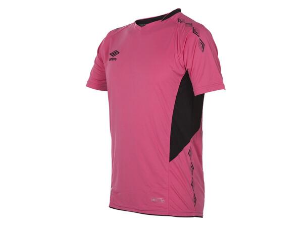 UMBRO UX-1 Jersey SS Rosa XL Flott kortermet spillertrøye 